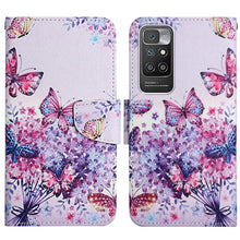 Load image into Gallery viewer, Painted Pattern Flip Leather Phone Case, For Xiaomi Redmi 10, For Xiaomi Redmi K40
