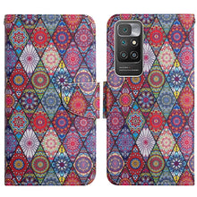 Load image into Gallery viewer, Painted Pattern Flip Leather Phone Case, For Xiaomi Redmi 10, For Xiaomi Redmi K40