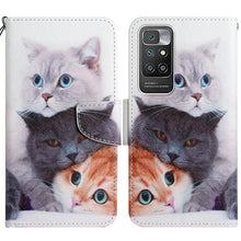 Load image into Gallery viewer, Painted Pattern Flip Leather Phone Case, For Xiaomi Redmi 10, For Xiaomi Redmi K40