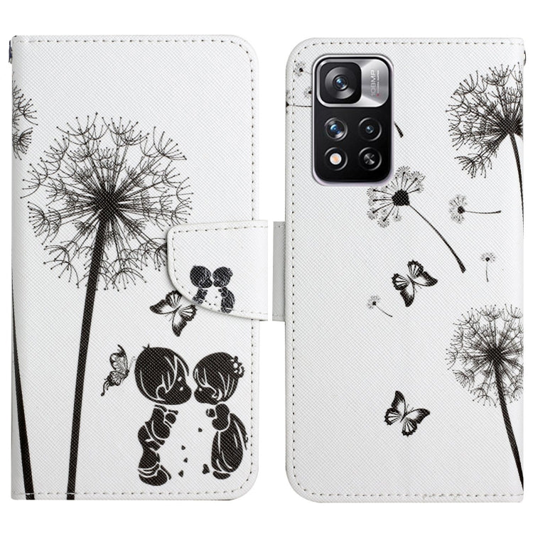 Painted Pattern Flip Leather Phone Case, For Xiaomi Redmi Note 11 Pro 5G China, For Xiaomi Mi 11T
