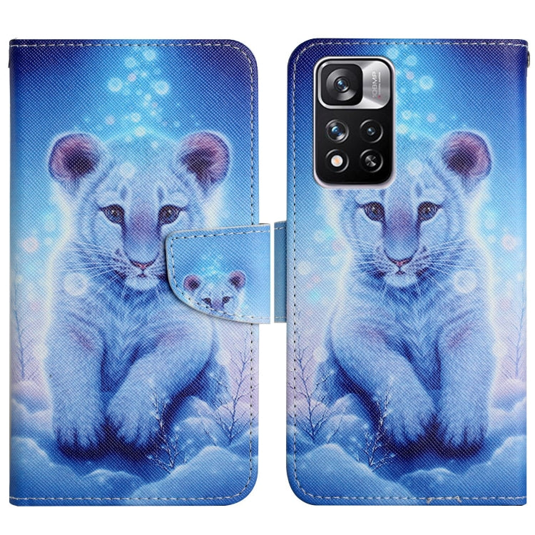 Painted Pattern Flip Leather Phone Case, For Xiaomi Redmi Note 11 Pro 5G China, For Xiaomi Mi 11T