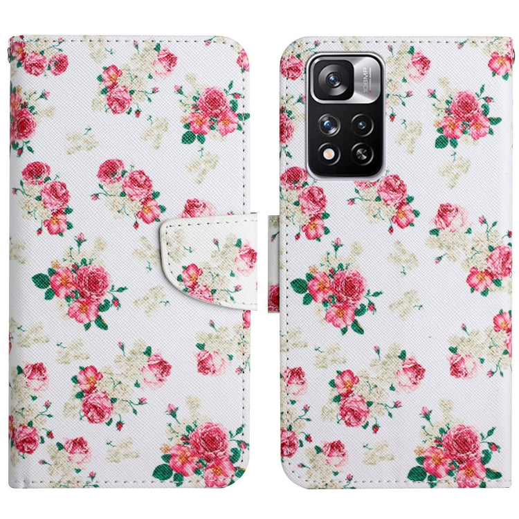 Painted Pattern Flip Leather Phone Case, For Xiaomi Redmi Note 11 Pro 5G China, For Xiaomi Mi 11T