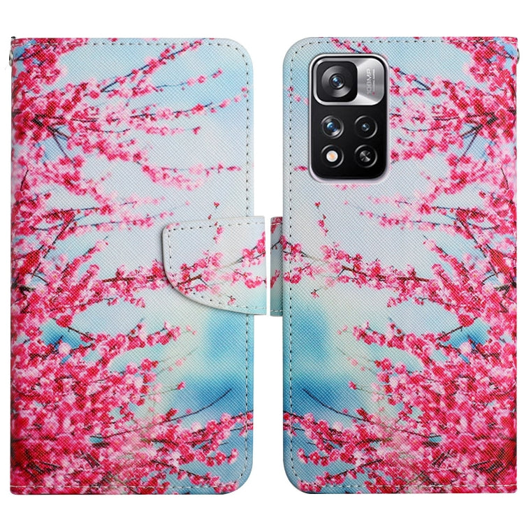 Painted Pattern Flip Leather Phone Case, For Xiaomi Redmi Note 11 Pro 5G China, For Xiaomi Mi 11T