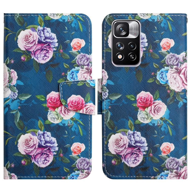 Painted Pattern Flip Leather Phone Case, For Xiaomi Redmi Note 11 Pro 5G China, For Xiaomi Mi 11T