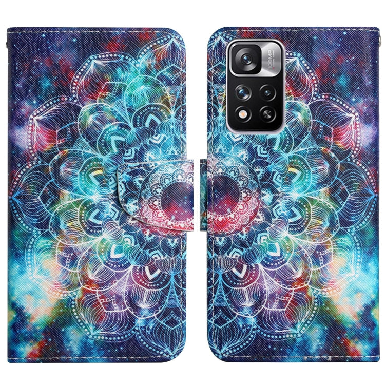 Painted Pattern Flip Leather Phone Case, For Xiaomi Redmi Note 11 Pro 5G China, For Xiaomi Mi 11T