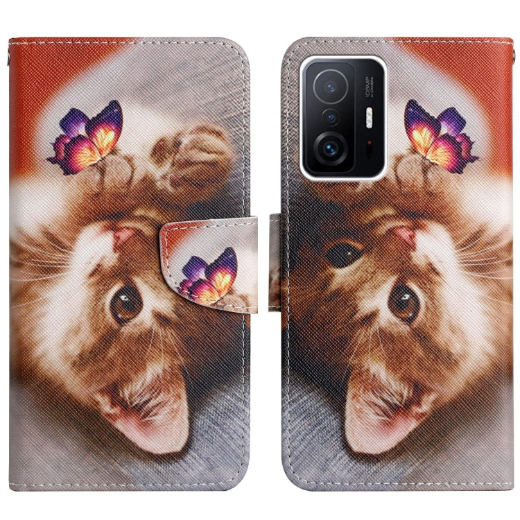 Painted Pattern Flip Leather Phone Case, For Xiaomi Redmi Note 11 Pro 5G China, For Xiaomi Mi 11T