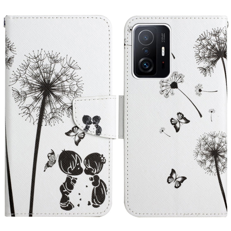 Painted Pattern Flip Leather Phone Case, For Xiaomi Redmi Note 11 Pro 5G China, For Xiaomi Mi 11T