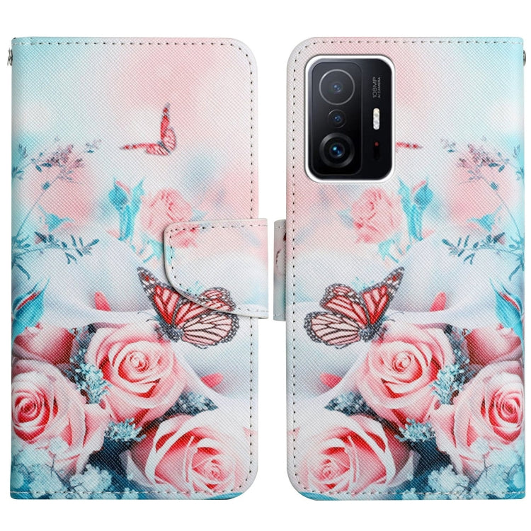 Painted Pattern Flip Leather Phone Case, For Xiaomi Redmi Note 11 Pro 5G China, For Xiaomi Mi 11T