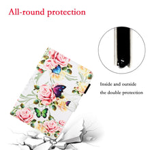 Load image into Gallery viewer, Cross Texture Painted Smart Leather Tablet Case, For iPad mini 2024 / mini 6