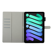 Load image into Gallery viewer, Cross Texture Painted Smart Leather Tablet Case, For iPad mini 2024 / mini 6