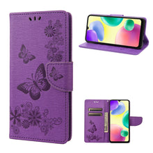 Load image into Gallery viewer, Butterfly Embossed Leather Phone Case, For Xiaomi Redmi 10A, For Xiaomi Redmi 10C, For Samsung Galaxy M23 5G, For Samsung Galaxy M53 5G