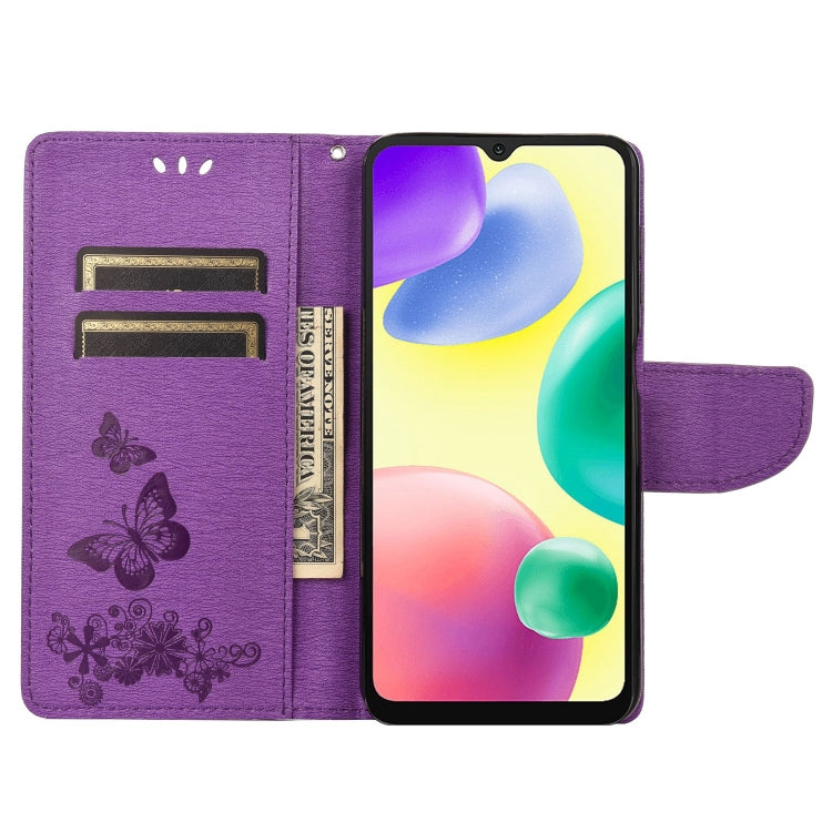 Butterfly Embossed Leather Phone Case, For Xiaomi Redmi 10A, For Xiaomi Redmi 10C, For Samsung Galaxy M23 5G, For Samsung Galaxy M53 5G