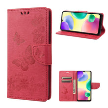 Load image into Gallery viewer, Butterfly Embossed Leather Phone Case, For Xiaomi Redmi 10A, For Xiaomi Redmi 10C, For Samsung Galaxy M23 5G, For Samsung Galaxy M53 5G