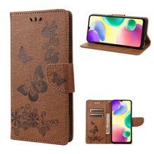 Load image into Gallery viewer, Butterfly Embossed Leather Phone Case, For Xiaomi Redmi 10A, For Xiaomi Redmi 10C, For Samsung Galaxy M23 5G, For Samsung Galaxy M53 5G