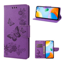 Load image into Gallery viewer, Butterfly Embossed Leather Phone Case, For Xiaomi Redmi 10A, For Xiaomi Redmi 10C, For Samsung Galaxy M23 5G, For Samsung Galaxy M53 5G