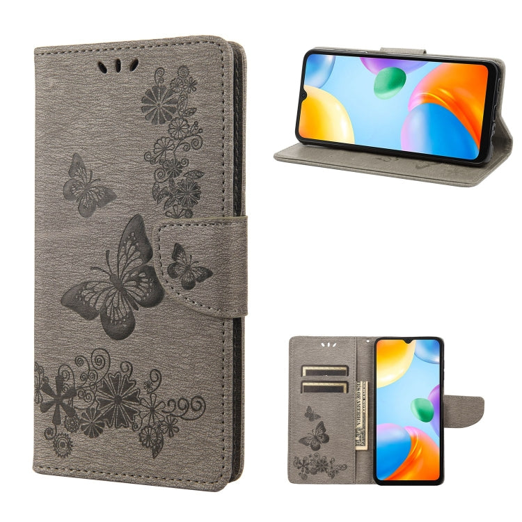 Butterfly Embossed Leather Phone Case, For Xiaomi Redmi 10A, For Xiaomi Redmi 10C, For Samsung Galaxy M23 5G, For Samsung Galaxy M53 5G