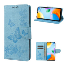 Load image into Gallery viewer, Butterfly Embossed Leather Phone Case, For Xiaomi Redmi 10A, For Xiaomi Redmi 10C, For Samsung Galaxy M23 5G, For Samsung Galaxy M53 5G