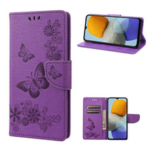Load image into Gallery viewer, Butterfly Embossed Leather Phone Case, For Xiaomi Redmi 10A, For Xiaomi Redmi 10C, For Samsung Galaxy M23 5G, For Samsung Galaxy M53 5G