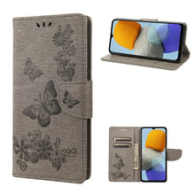 Load image into Gallery viewer, Butterfly Embossed Leather Phone Case, For Xiaomi Redmi 10A, For Xiaomi Redmi 10C, For Samsung Galaxy M23 5G, For Samsung Galaxy M53 5G