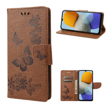 Load image into Gallery viewer, Butterfly Embossed Leather Phone Case, For Xiaomi Redmi 10A, For Xiaomi Redmi 10C, For Samsung Galaxy M23 5G, For Samsung Galaxy M53 5G