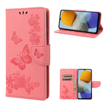 Load image into Gallery viewer, Butterfly Embossed Leather Phone Case, For Xiaomi Redmi 10A, For Xiaomi Redmi 10C, For Samsung Galaxy M23 5G, For Samsung Galaxy M53 5G