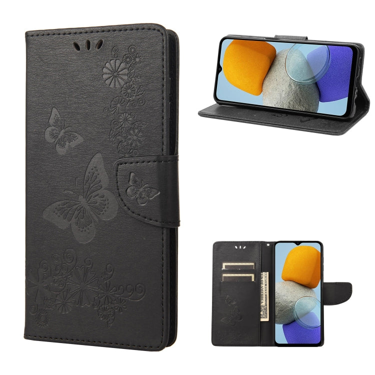 Butterfly Embossed Leather Phone Case, For Xiaomi Redmi 10A, For Xiaomi Redmi 10C, For Samsung Galaxy M23 5G, For Samsung Galaxy M53 5G