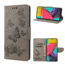 Load image into Gallery viewer, Butterfly Embossed Leather Phone Case, For Xiaomi Redmi 10A, For Xiaomi Redmi 10C, For Samsung Galaxy M23 5G, For Samsung Galaxy M53 5G