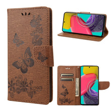 Load image into Gallery viewer, Butterfly Embossed Leather Phone Case, For Xiaomi Redmi 10A, For Xiaomi Redmi 10C, For Samsung Galaxy M23 5G, For Samsung Galaxy M53 5G