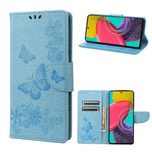 Load image into Gallery viewer, Butterfly Embossed Leather Phone Case, For Xiaomi Redmi 10A, For Xiaomi Redmi 10C, For Samsung Galaxy M23 5G, For Samsung Galaxy M53 5G