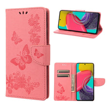 Load image into Gallery viewer, Butterfly Embossed Leather Phone Case, For Xiaomi Redmi 10A, For Xiaomi Redmi 10C, For Samsung Galaxy M23 5G, For Samsung Galaxy M53 5G