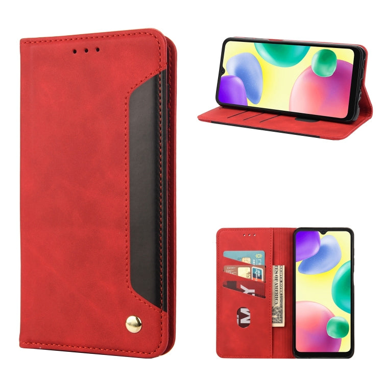 Skin Feel Splicing Leather Phone Case, For Xiaomi Redmi 10A, For Xiaomi Redmi 10C, For Samsung Galaxy M23 5G, For Samsung Galaxy M53 5G