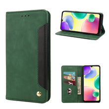 Load image into Gallery viewer, Skin Feel Splicing Leather Phone Case, For Xiaomi Redmi 10A, For Xiaomi Redmi 10C, For Samsung Galaxy M23 5G, For Samsung Galaxy M53 5G