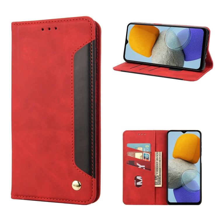 Skin Feel Splicing Leather Phone Case, For Xiaomi Redmi 10A, For Xiaomi Redmi 10C, For Samsung Galaxy M23 5G, For Samsung Galaxy M53 5G