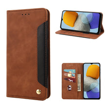 Load image into Gallery viewer, Skin Feel Splicing Leather Phone Case, For Xiaomi Redmi 10A, For Xiaomi Redmi 10C, For Samsung Galaxy M23 5G, For Samsung Galaxy M53 5G