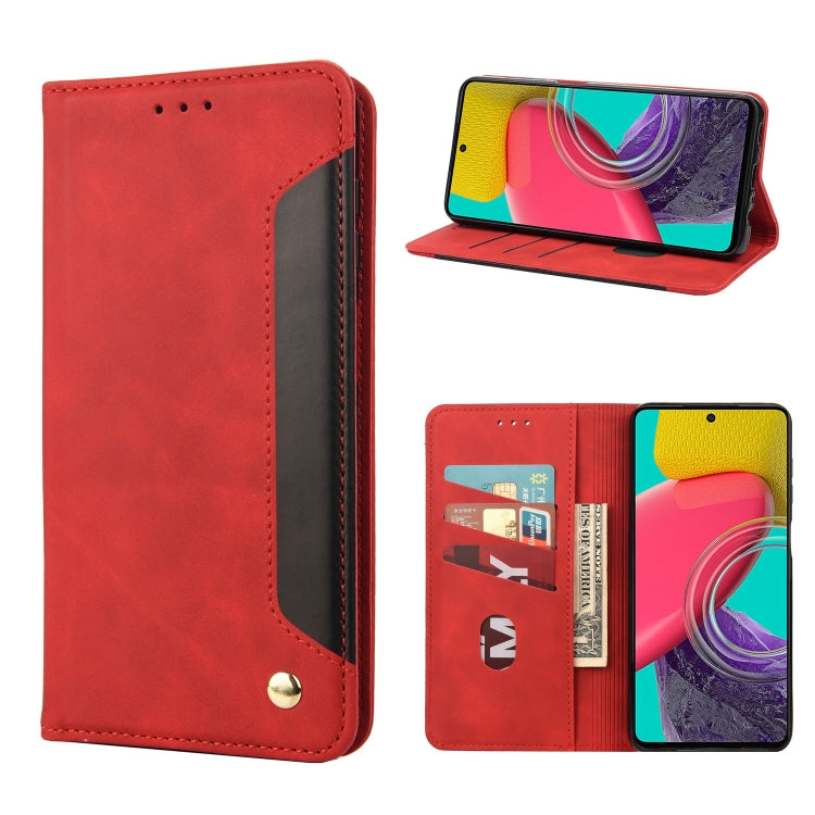 Skin Feel Splicing Leather Phone Case, For Xiaomi Redmi 10A, For Xiaomi Redmi 10C, For Samsung Galaxy M23 5G, For Samsung Galaxy M53 5G