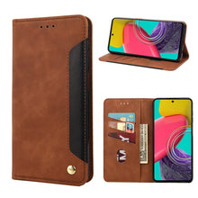Load image into Gallery viewer, Skin Feel Splicing Leather Phone Case, For Xiaomi Redmi 10A, For Xiaomi Redmi 10C, For Samsung Galaxy M23 5G, For Samsung Galaxy M53 5G