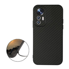 Load image into Gallery viewer, Accurate Hole Carbon Fiber Texture Shockproof Case, For Xiaomi Mi 12 Lite