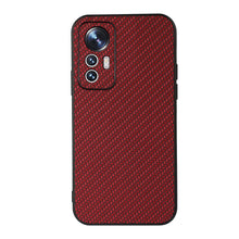 Load image into Gallery viewer, Accurate Hole Carbon Fiber Texture Shockproof Case, For Xiaomi Mi 12 Lite