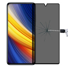 Load image into Gallery viewer, Full Cover Anti-peeping Tempered Glass Film For Samsung Galaxy A12, For Xiaomi Redmi Note 10 Pro(1 PC), For Xiaomi Poco X3 Pro(1 PC), For Xiaomi Poco F3(1 PC), For Xiaomi Poco M3 Pro(1 PC), For Xiaomi Poco F3 GT(1 PC), For Xiaomi Poco X3 GT(1 PC)      ...
