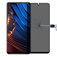 Load image into Gallery viewer, Full Cover Anti-peeping Tempered Glass Film For Samsung Galaxy A12, For Xiaomi Redmi Note 10 Pro(1 PC), For Xiaomi Poco X3 Pro(1 PC), For Xiaomi Poco F3(1 PC), For Xiaomi Poco M3 Pro(1 PC), For Xiaomi Poco F3 GT(1 PC), For Xiaomi Poco X3 GT(1 PC)      ...