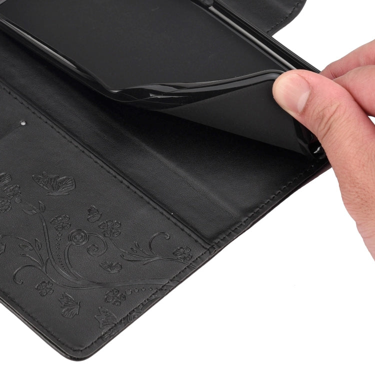 Butterfly Flower Pattern Flip Leather Phone Case, For Xiaomi Redmi 10A, For Xiaomi Redmi 10C, For Samsung Galaxy M23 5G, For Samsung Galaxy M53 5G