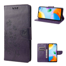 Load image into Gallery viewer, Butterfly Flower Pattern Flip Leather Phone Case, For Xiaomi Redmi 10A, For Xiaomi Redmi 10C, For Samsung Galaxy M23 5G, For Samsung Galaxy M53 5G