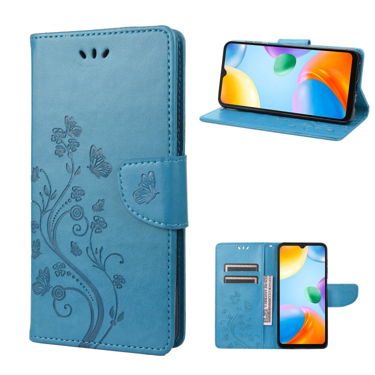Butterfly Flower Pattern Flip Leather Phone Case, For Xiaomi Redmi 10A, For Xiaomi Redmi 10C, For Samsung Galaxy M23 5G, For Samsung Galaxy M53 5G