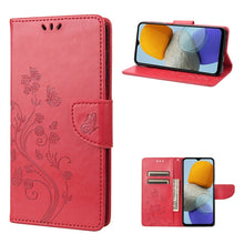 Load image into Gallery viewer, Butterfly Flower Pattern Flip Leather Phone Case, For Xiaomi Redmi 10A, For Xiaomi Redmi 10C, For Samsung Galaxy M23 5G, For Samsung Galaxy M53 5G