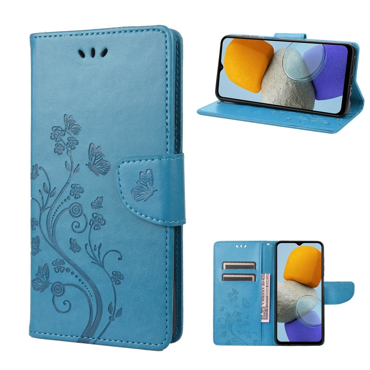 Butterfly Flower Pattern Flip Leather Phone Case, For Xiaomi Redmi 10A, For Xiaomi Redmi 10C, For Samsung Galaxy M23 5G, For Samsung Galaxy M53 5G
