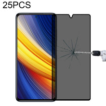 Load image into Gallery viewer, 25 PCS Full Cover Anti-peeping Tempered Glass Film For Samsung Galaxy A12, For Xiaomi Redmi Note 10 Pro(25 PCS), For Xiaomi Poco X3 Pro(25 PCS), For Xiaomi Poco F3(25 PCS), For Xiaomi Poco M3 Pro(25 PCS), For Xiaomi Poco F3 GT(25 PCS)                  ...