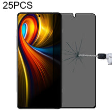 Load image into Gallery viewer, 25 PCS Full Cover Anti-peeping Tempered Glass Film For Samsung Galaxy A12, For Xiaomi Redmi Note 10 Pro(25 PCS), For Xiaomi Poco X3 Pro(25 PCS), For Xiaomi Poco F3(25 PCS), For Xiaomi Poco M3 Pro(25 PCS), For Xiaomi Poco F3 GT(25 PCS)                  ...