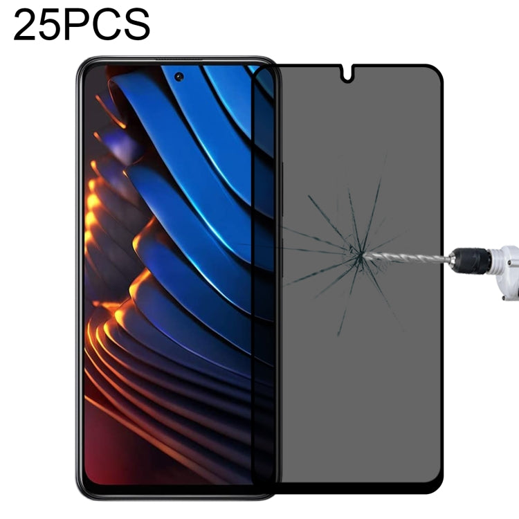 25 PCS Full Cover Anti-peeping Tempered Glass Film For Samsung Galaxy A12, For Xiaomi Redmi Note 10 Pro(25 PCS), For Xiaomi Poco X3 Pro(25 PCS), For Xiaomi Poco F3(25 PCS), For Xiaomi Poco M3 Pro(25 PCS), For Xiaomi Poco F3 GT(25 PCS)                  ...