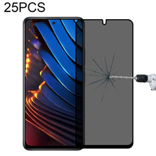 Load image into Gallery viewer, 25 PCS Full Cover Anti-peeping Tempered Glass Film For Samsung Galaxy A12, For Xiaomi Redmi Note 10 Pro(25 PCS), For Xiaomi Poco X3 Pro(25 PCS), For Xiaomi Poco F3(25 PCS), For Xiaomi Poco M3 Pro(25 PCS), For Xiaomi Poco F3 GT(25 PCS)                  ...