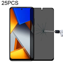 Load image into Gallery viewer, 25 PCS Full Cover Anti-peeping Tempered Glass Film For Samsung Galaxy A12, For Xiaomi Redmi Note 10 Pro(25 PCS), For Xiaomi Poco X3 Pro(25 PCS), For Xiaomi Poco F3(25 PCS), For Xiaomi Poco M3 Pro(25 PCS), For Xiaomi Poco F3 GT(25 PCS)                  ...